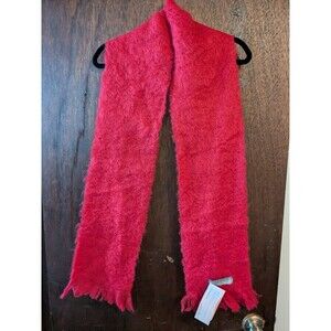 NEW Windermere By Masterweave New Zealand Mohair Red Scarf